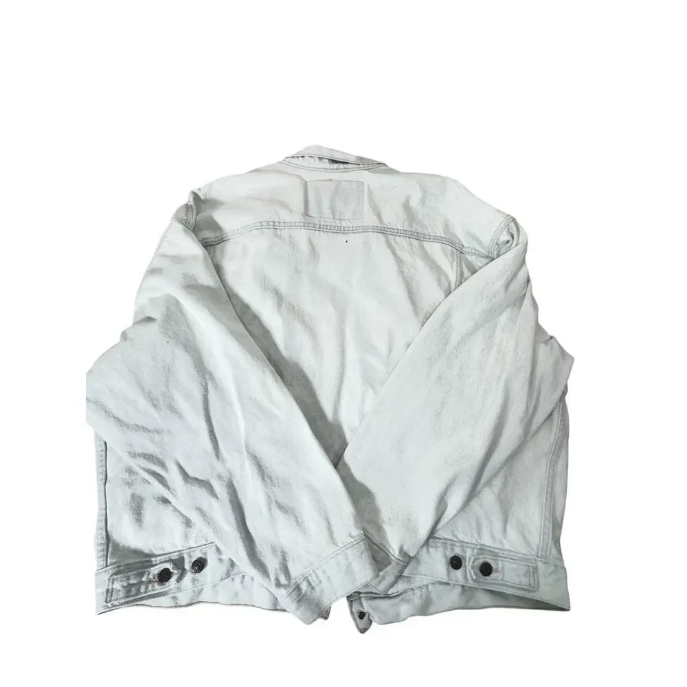 Vintage 1980 Levi’s 70598 4803 Trucker Denim Jacket Size XXL White Wash USA